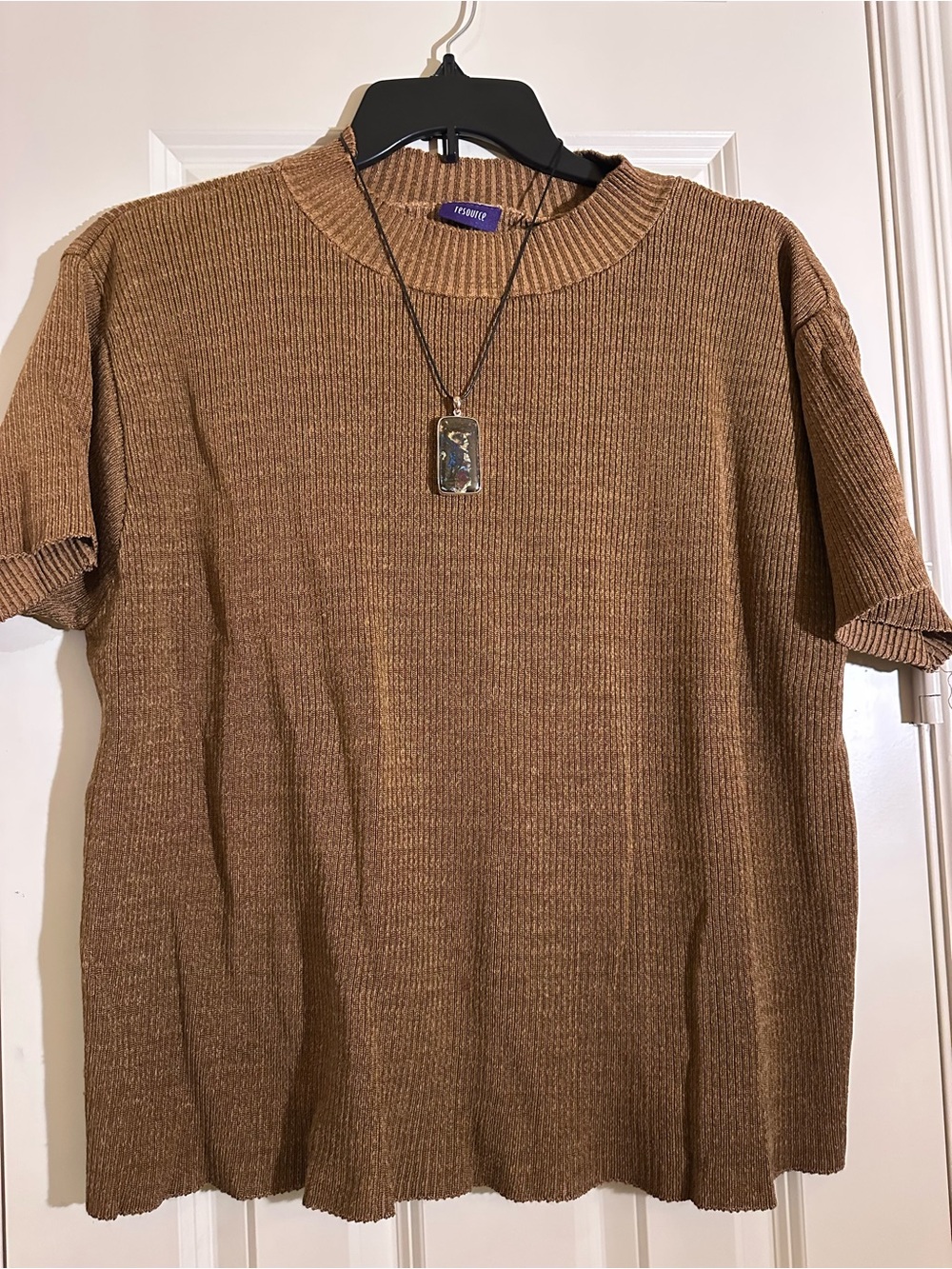Vintage Short Sleeve Sweater
